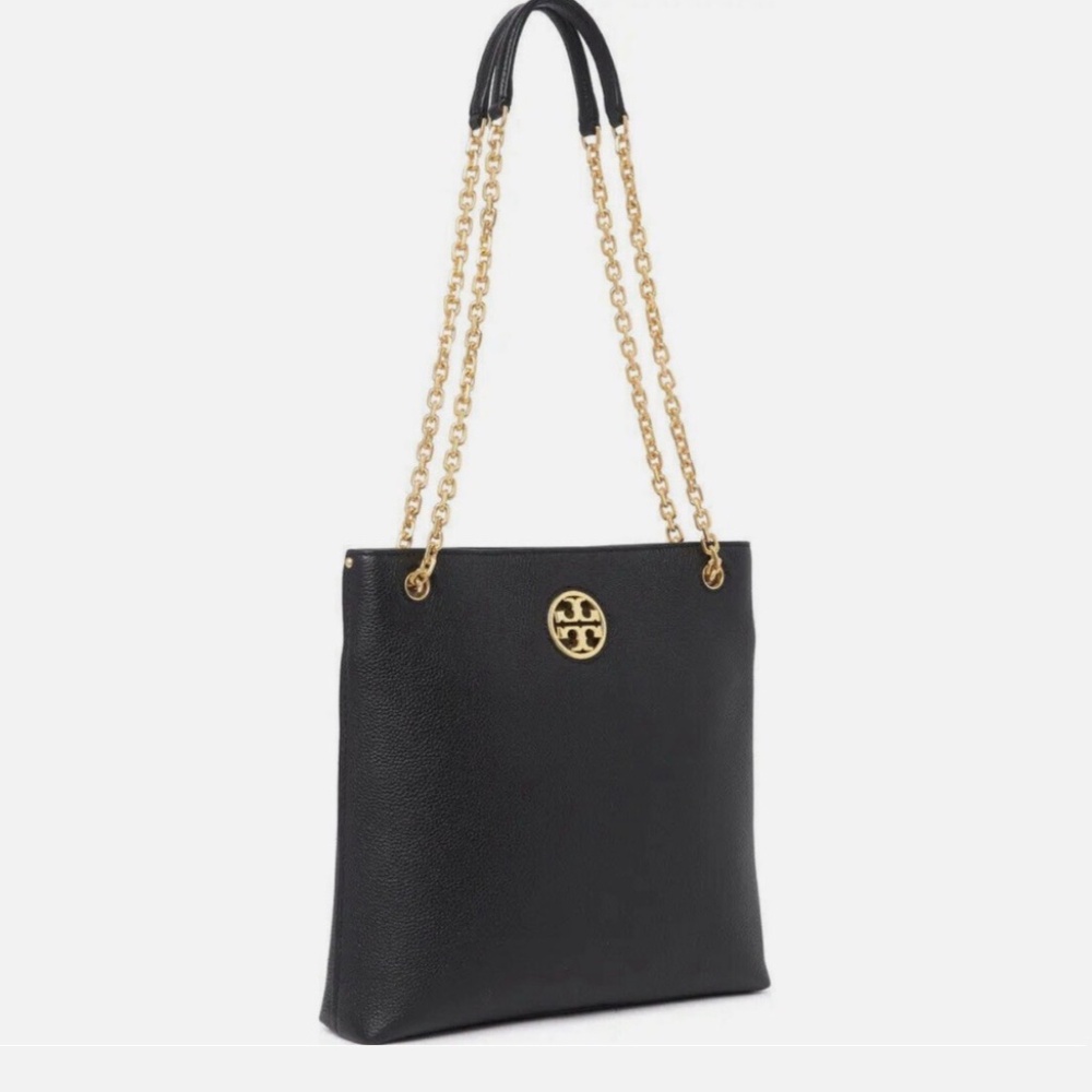 TORY BURCH | Black Carson SwingPack Leather Crossbody Bag - Picture 2 of 13